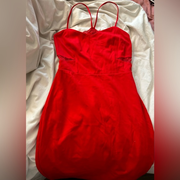 Red Express Bodycon Mini - Picture 2 of 4